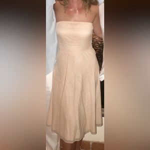 J crew tulle dress tube top size 4 color blush